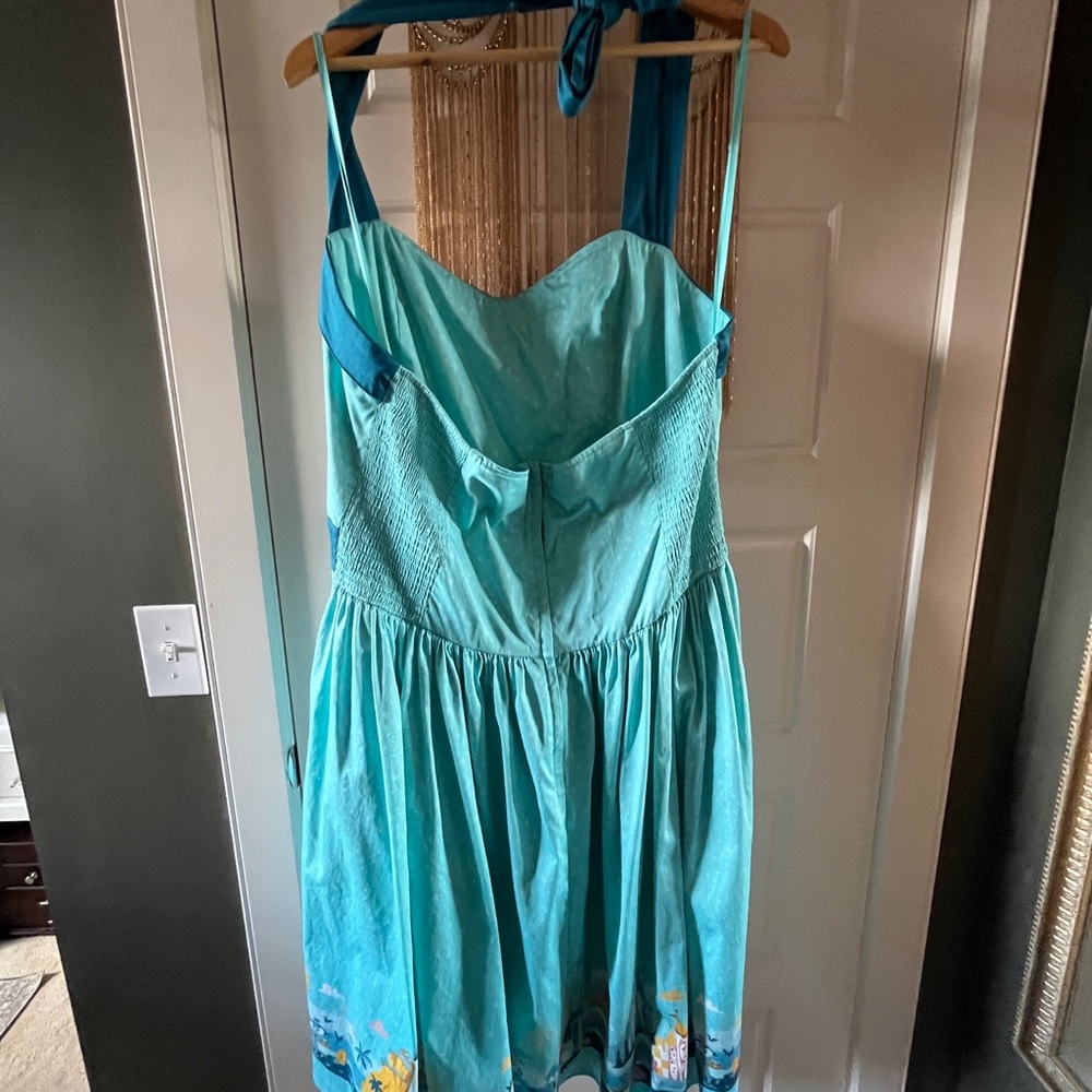 Disney Blue Sweetheart Sundress for a Night Out - Picture 4 of 6